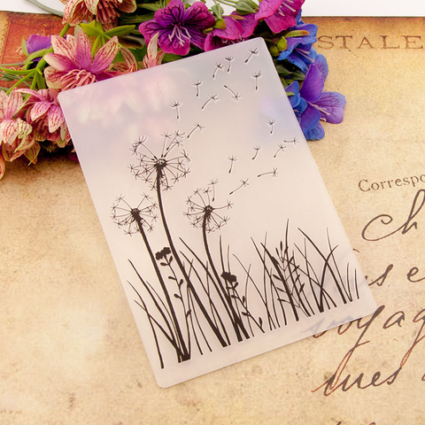 Dandelion Embossing Folder