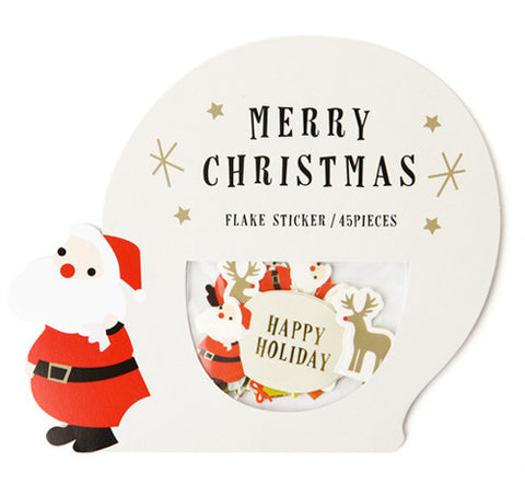 45Pcs Christmas Snowman Sticker Pack