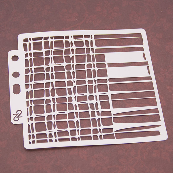 Rectangles Layering Stencils Painting Template