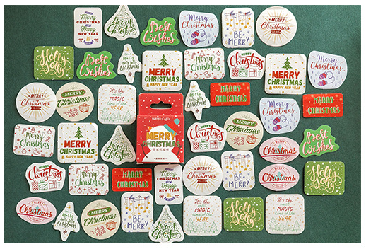 Original Christmas Boxed Stickers