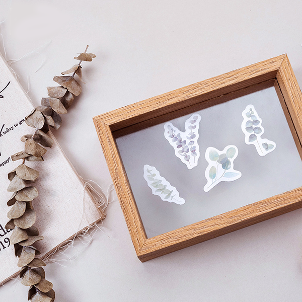 45PCS Eucalyptus Leaves Decorative Stickers