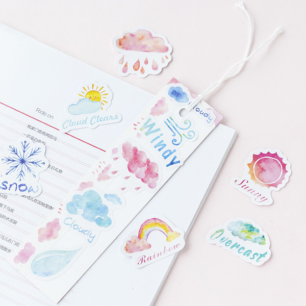 46PCS A Nice Day Decorative Stickers