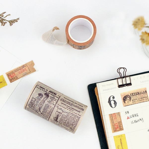Vintage Gothic Paper Tape