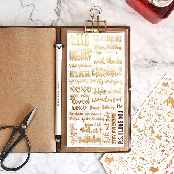 Creative Hot Stamping Stickers