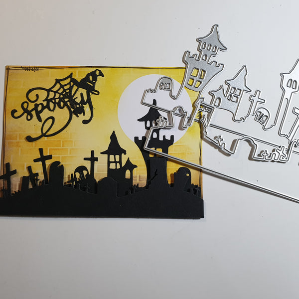 【Original】Halloween Cemetery Castle Dies