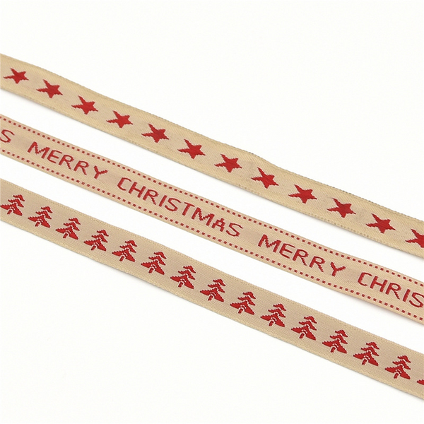 Cotton Christmas Ribbon Tape