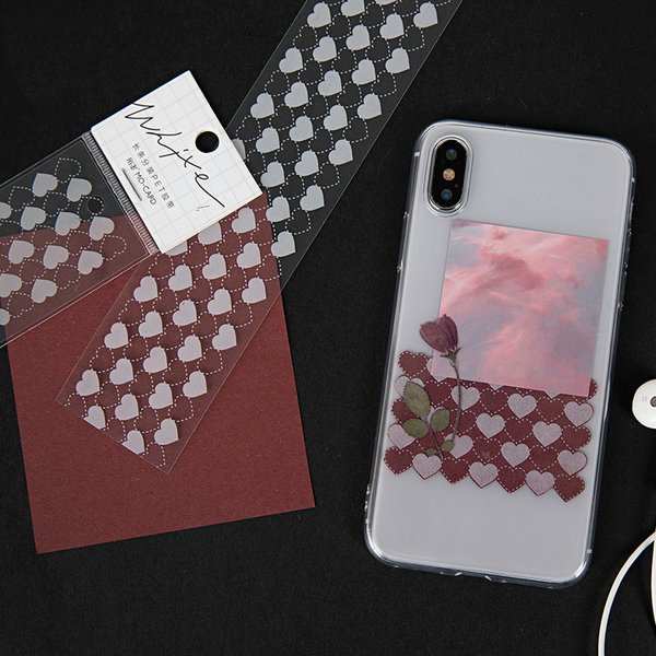 Fresh White Geometric Series Tape