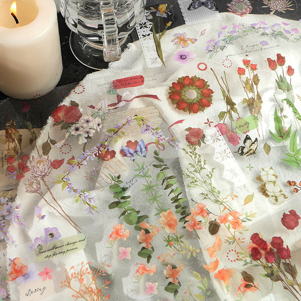 Flower Plants Series Stickers