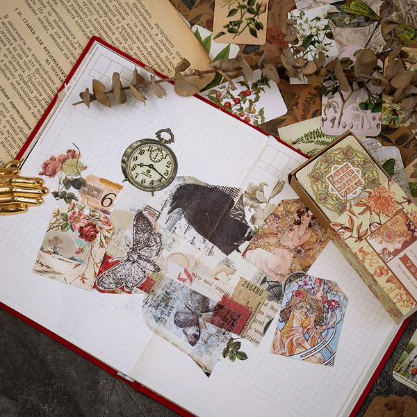 50PCS Vintage Psalm Message Cards Notes