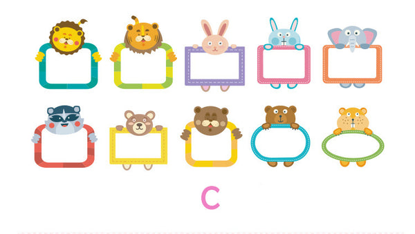 Cartoon Cute Photo Frame Series Stickers