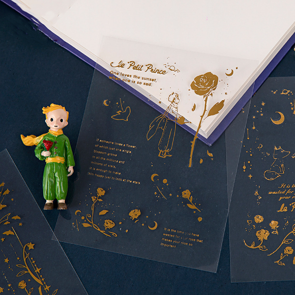 The Little Prince Series PET Hot Stamping Stickers