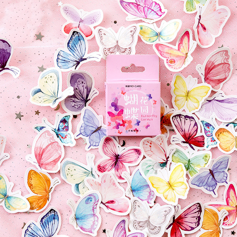 45PCS Butterfly Garden Decorative Stickers