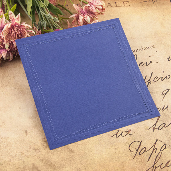Square Frame Embossing Folder