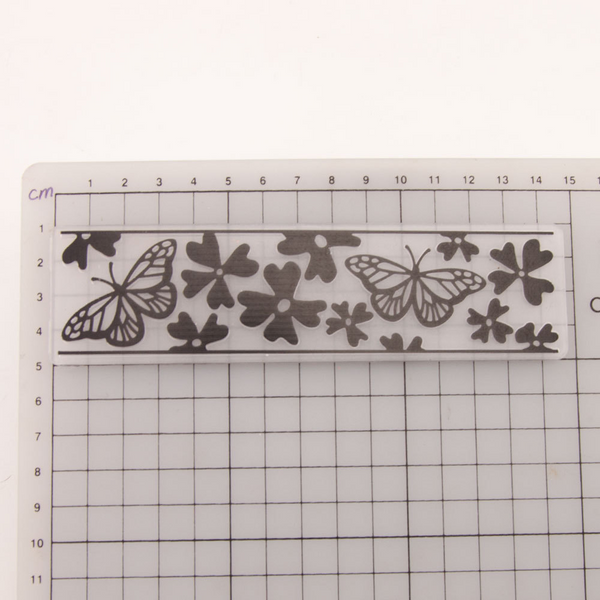 Butterfly Flower Embossing Folder