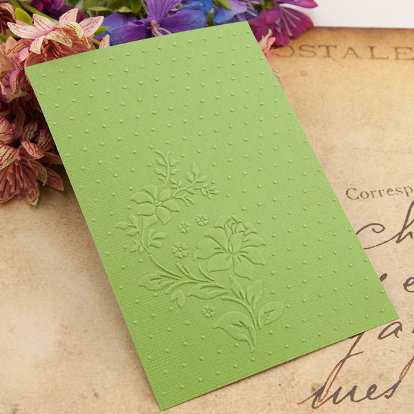 Flower Dot EMBOSSING FOLDER