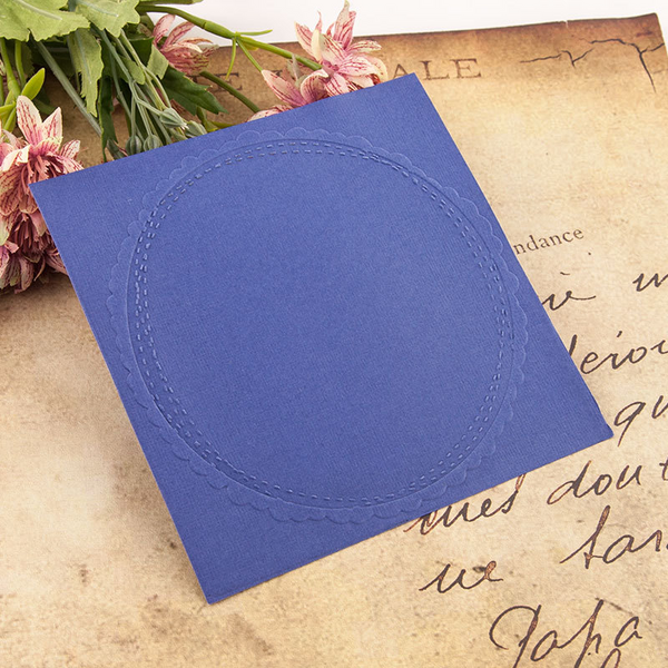 Round Frame EMBOSSING FOLDER