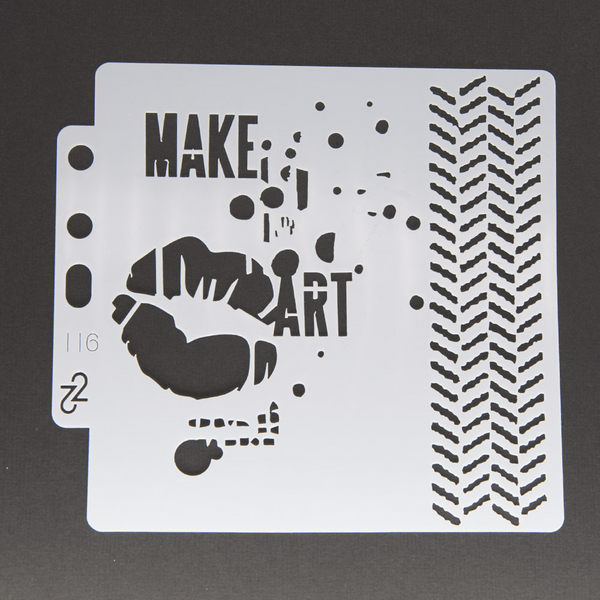 Make Art Layering Stencils Painting Template