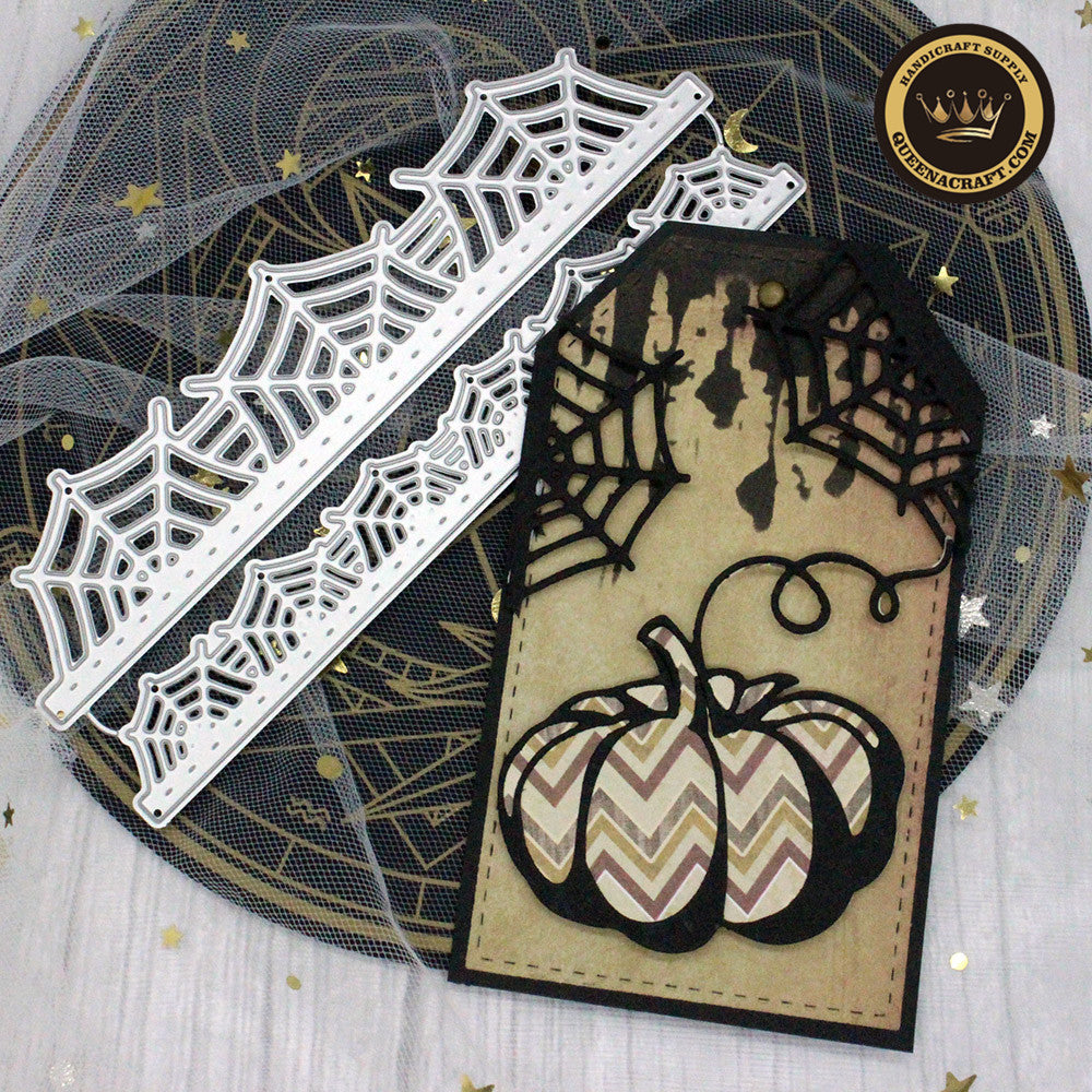 【Original】Halloween Spider Web Border Dies
