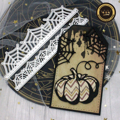 【Original】Halloween Spider Web Border Dies