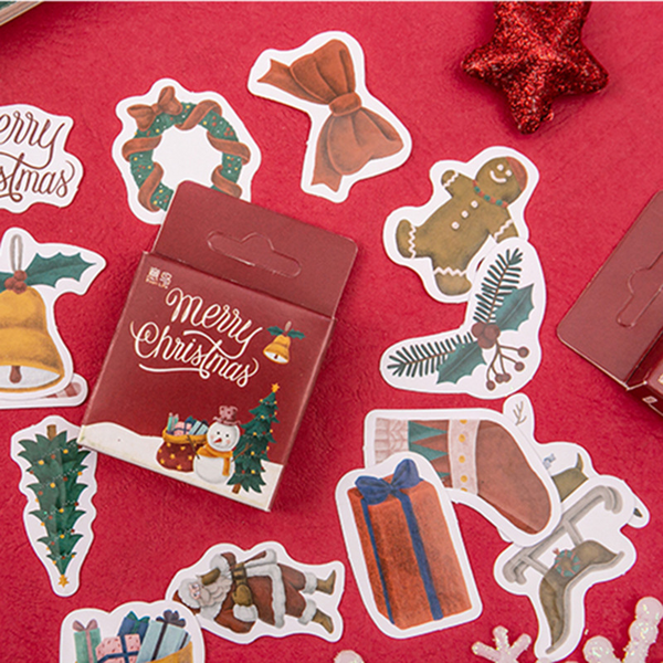 45PCS Christmas Season Decorative Stickers