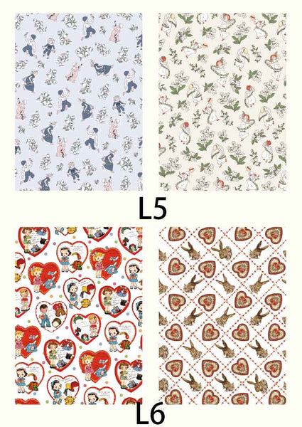 Cartoon Scrapbook Background Paper