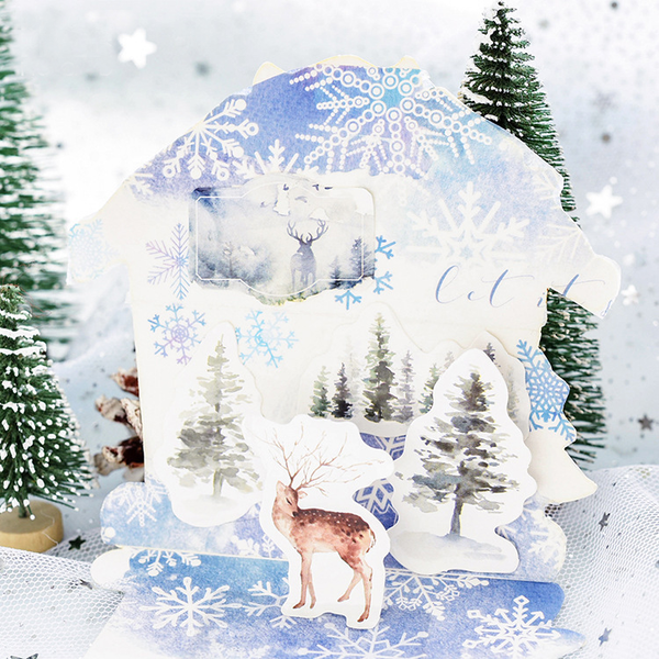 46PCS Misty Forest Decorative Stickers