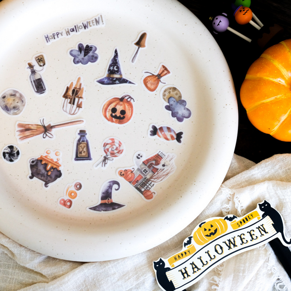 40PCS Fantasy Halloween Sticker Bag