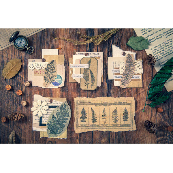 Fern Leaf Series Wooden Stamps