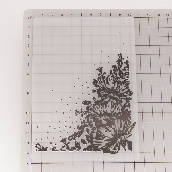 Flower Corner EMBOSSING FOLDER