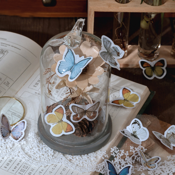46PCS Butterfly Series Decorative Stickers
