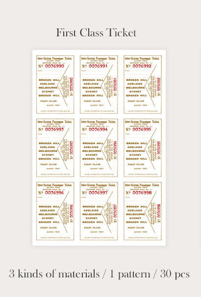 Vintage Note Series Scrapbook Paper
