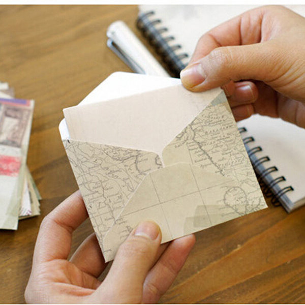 12PCS Retro Ancient Mini Envelopes