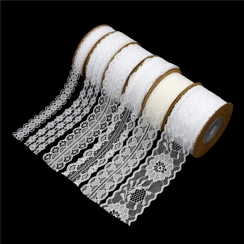 Decorative White Non-stretch Lace Ribbon