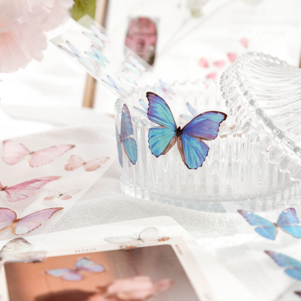 3Pcs Flutter Series PVC Stickers