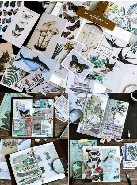 36pcs Large Size Scrapbook Material Package