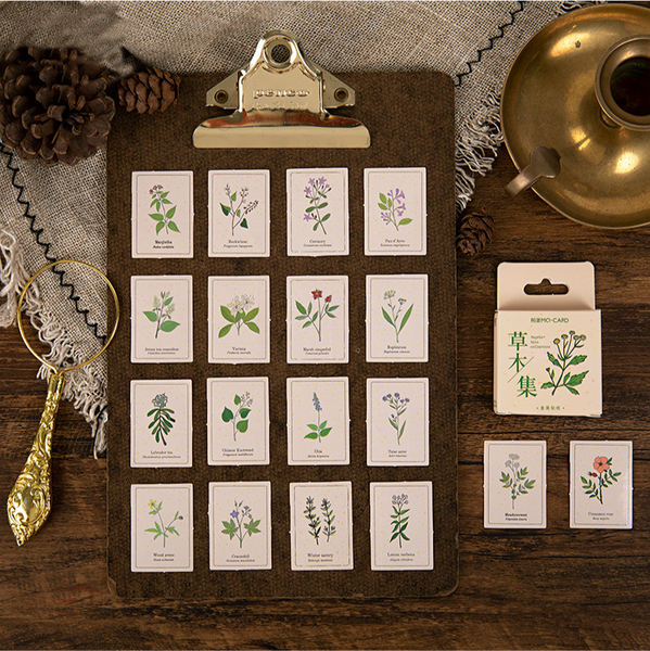 46PCS Herb Collection Decorative Stickers