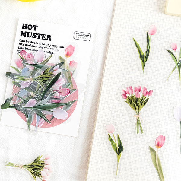 40PCS Hot Plants Pet Stickers