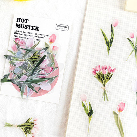 40PCS Hot Plants Pet Stickers