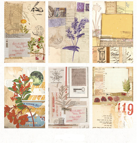 18PCS Refreshing Style Background Paper