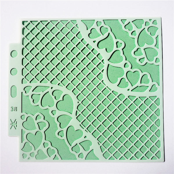 9PCS Pattern Layering Stencils Set