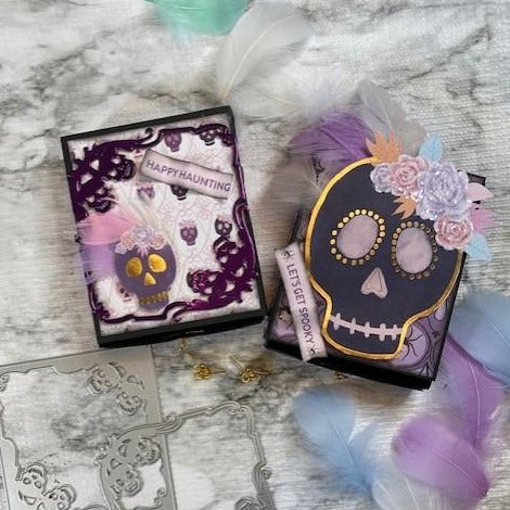 【Original】Halloween Skull Border Dies-B
