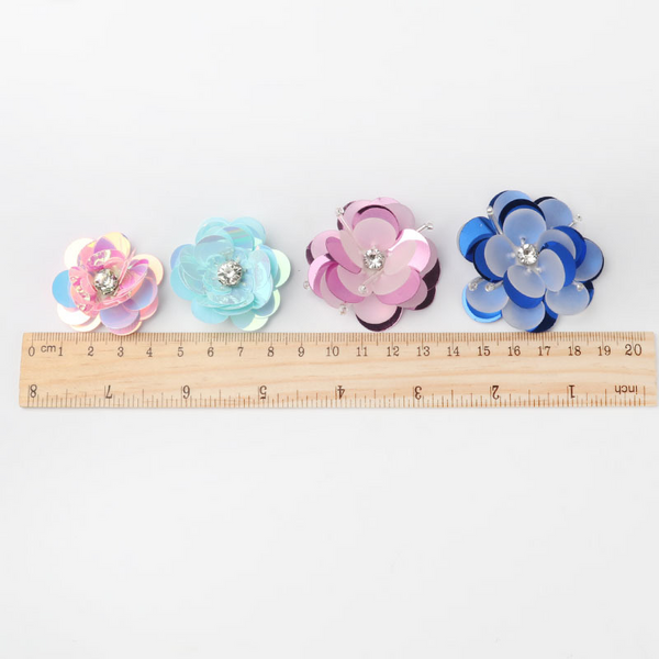 Handmade Beaded Sequin Decorative Flowers