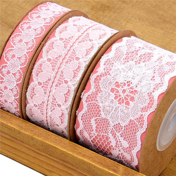 Decorative White Non-stretch Lace Ribbon