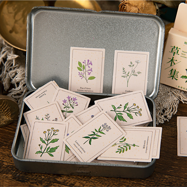 46PCS Herb Collection Decorative Stickers