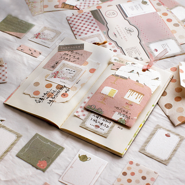 European Garden Series Backing Paper Material Paper