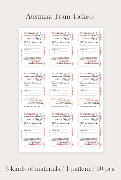 Vintage Note Series Scrapbook Paper