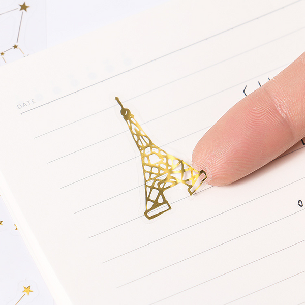 See the World from Above Series Hot Stamping Stickers
