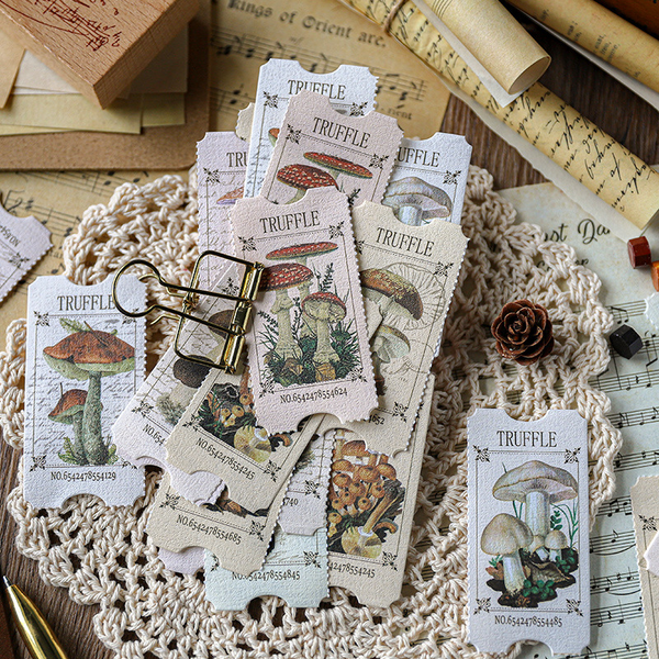 Creative Vintage Plant Tickets Background Paper