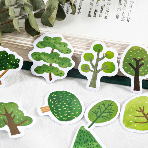45PCS Cute Forest Tale Decorative Stickers