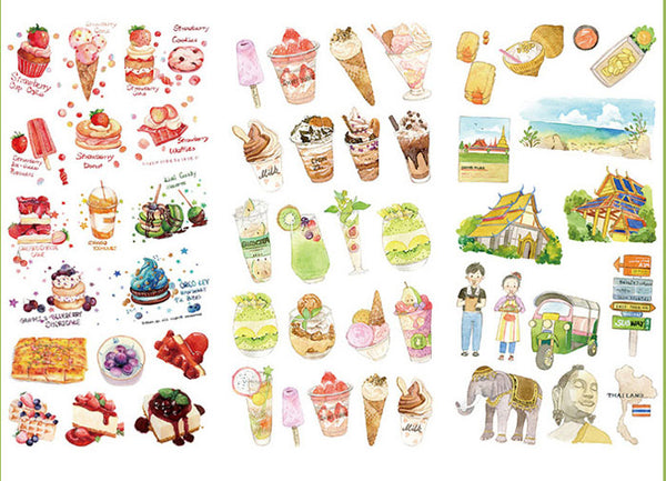 Cartoon & Literary Scrapbook Stickers